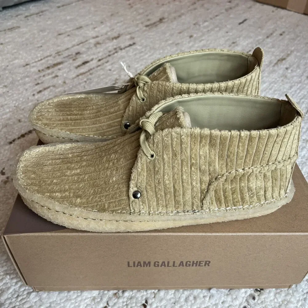NEW Clarks x Liam Gallagher LG Collab Desert Rain Shoes Men 9 Wallabees EU 42